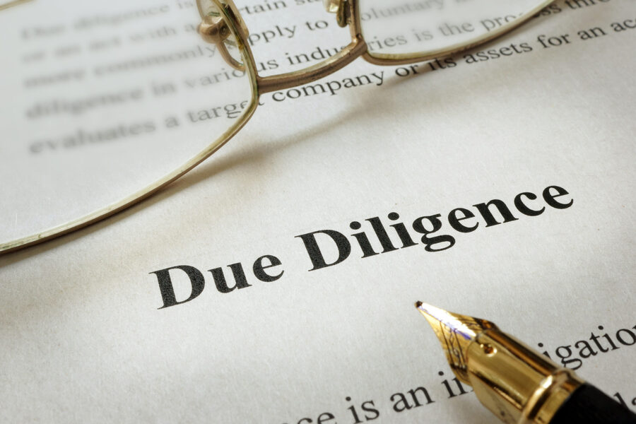 Due diligence documentation